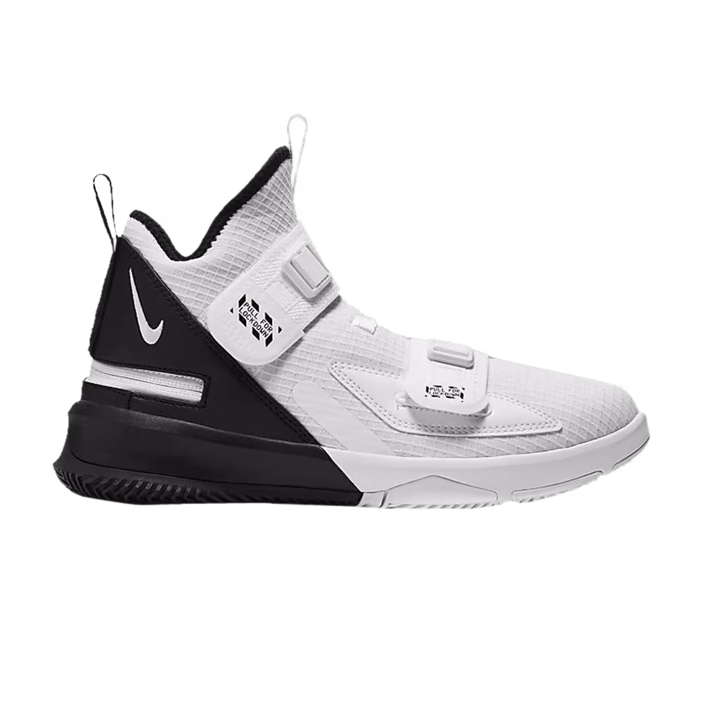 Nike LeBron Soldier 13 Flyease GS White Black