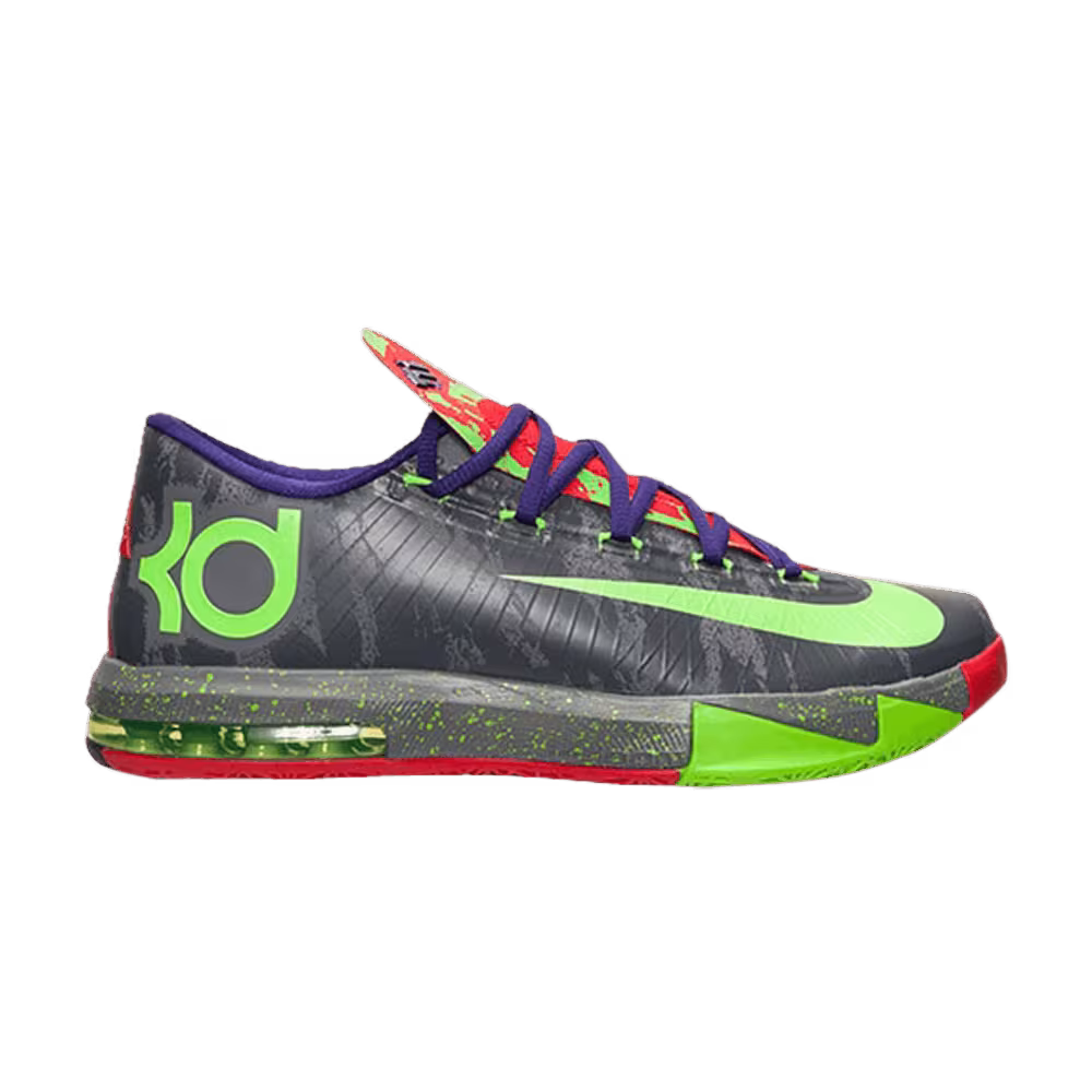 Nike KD 6 PS Cool Grey Electric Green