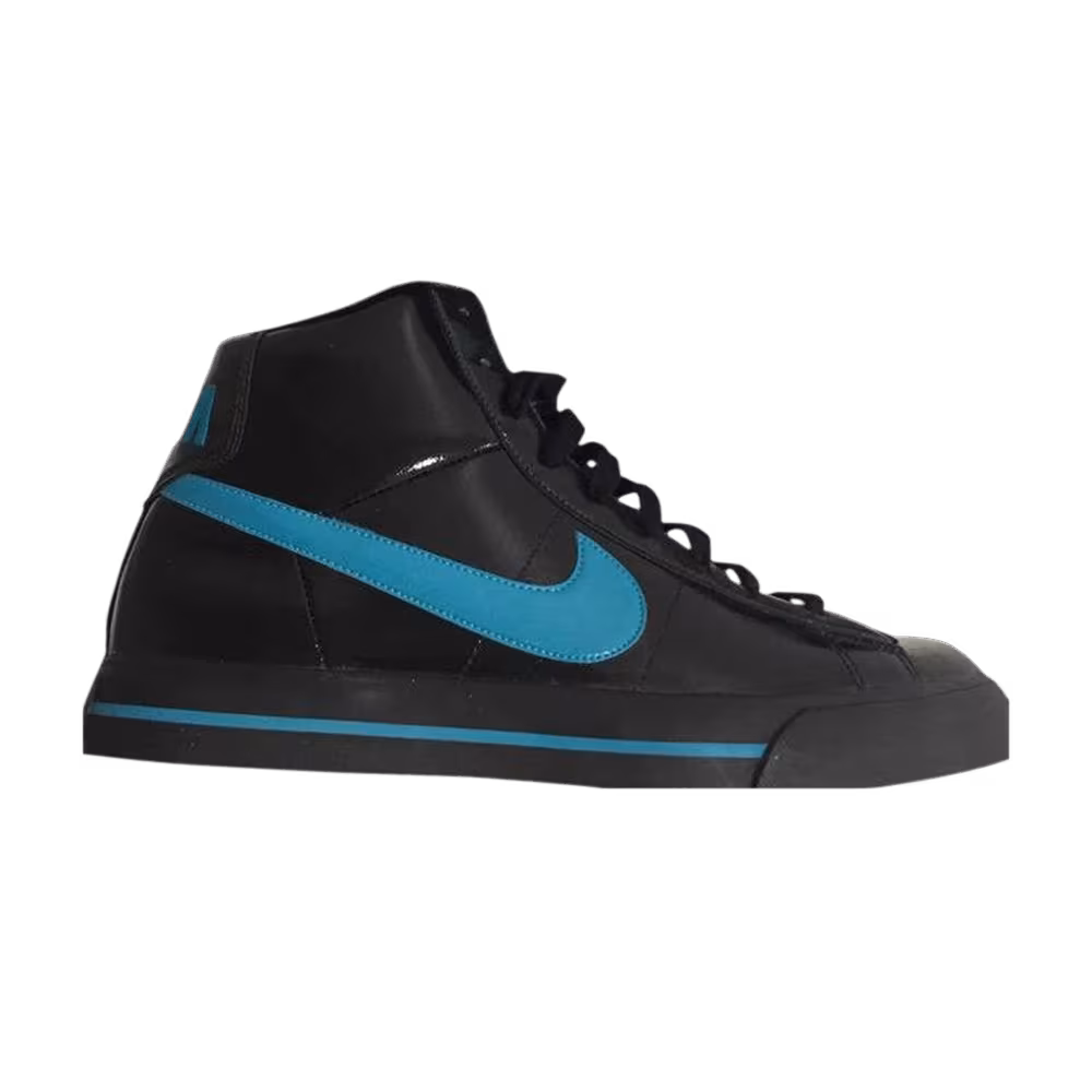Nike Sweet Classic High Patent Black Turquiose