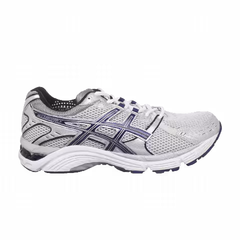 Asics Gel Fortitude 5 4E Wide 'White Navy Lightning'