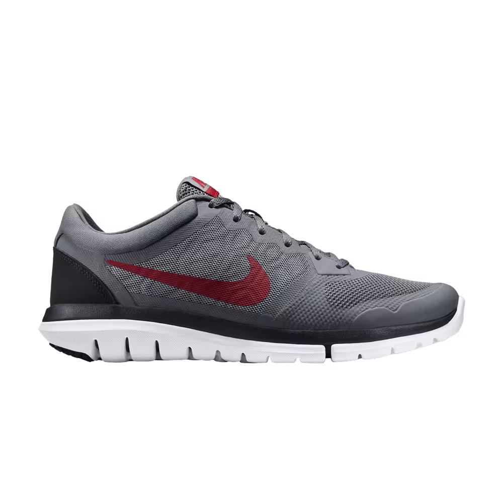 Nike Flex Run 2015 Dark Grey Gym Red