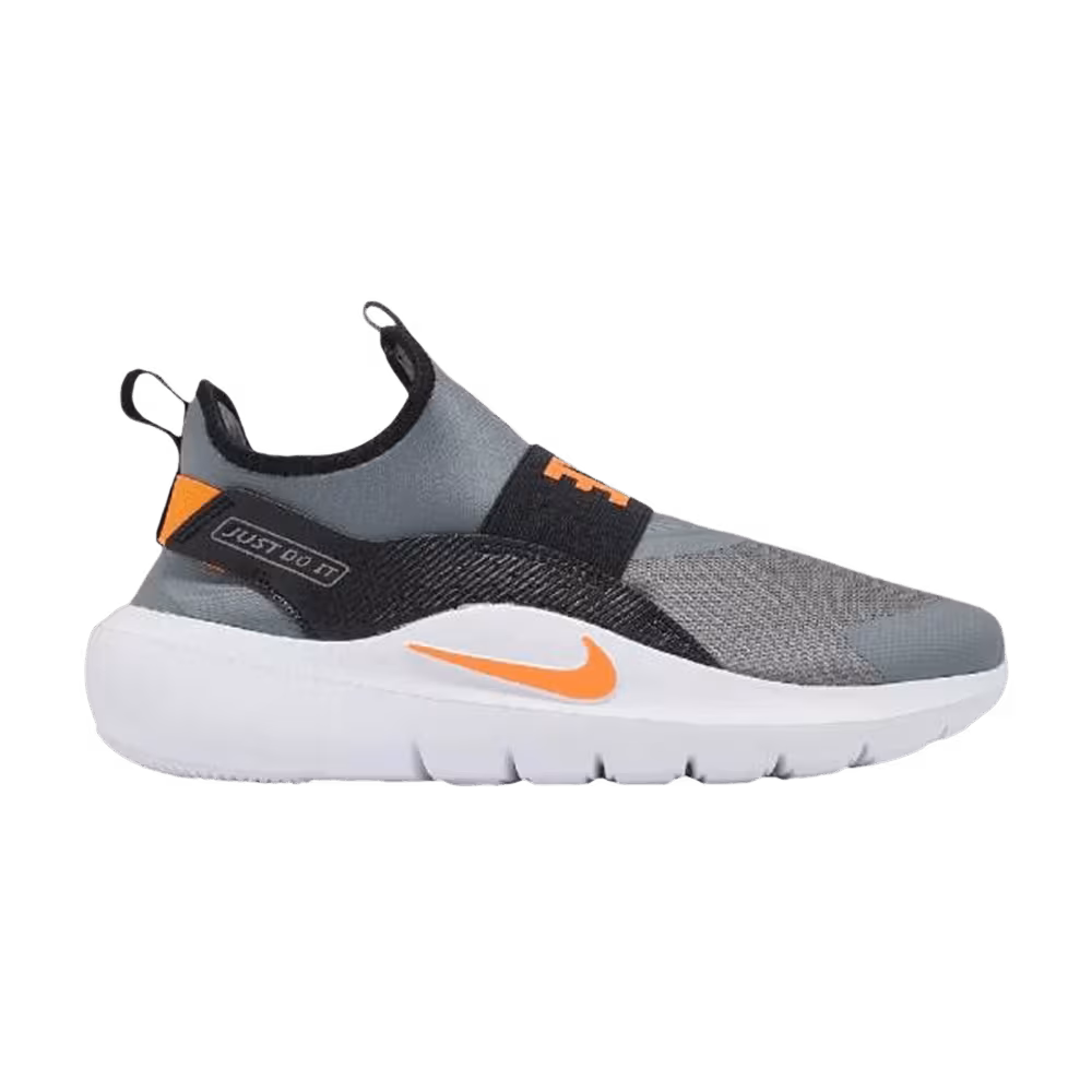 Nike Flex Runner 4 GS Cool Grey Total Orange Black