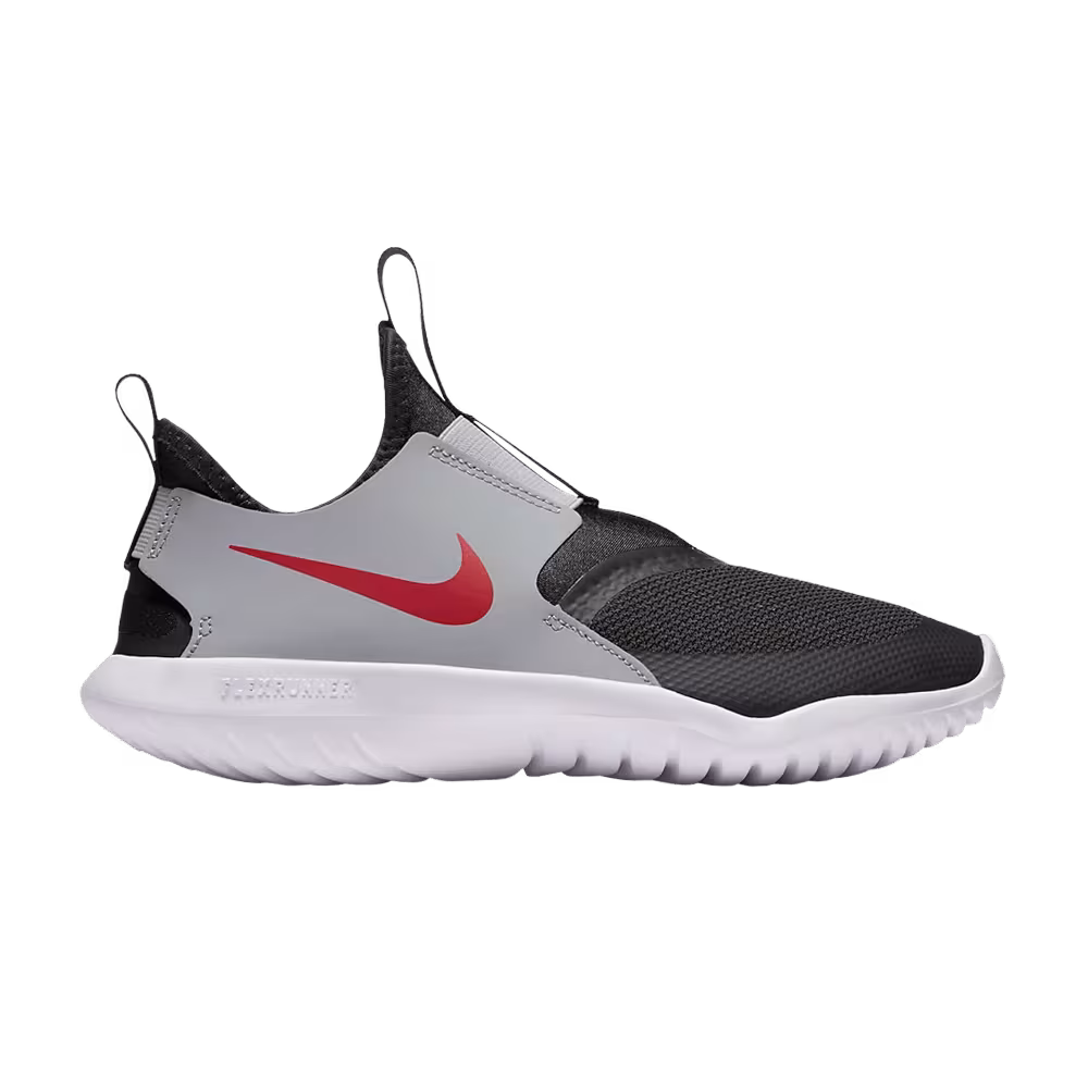 Nike Flex Runner GS Dark Smoke Grey University Red