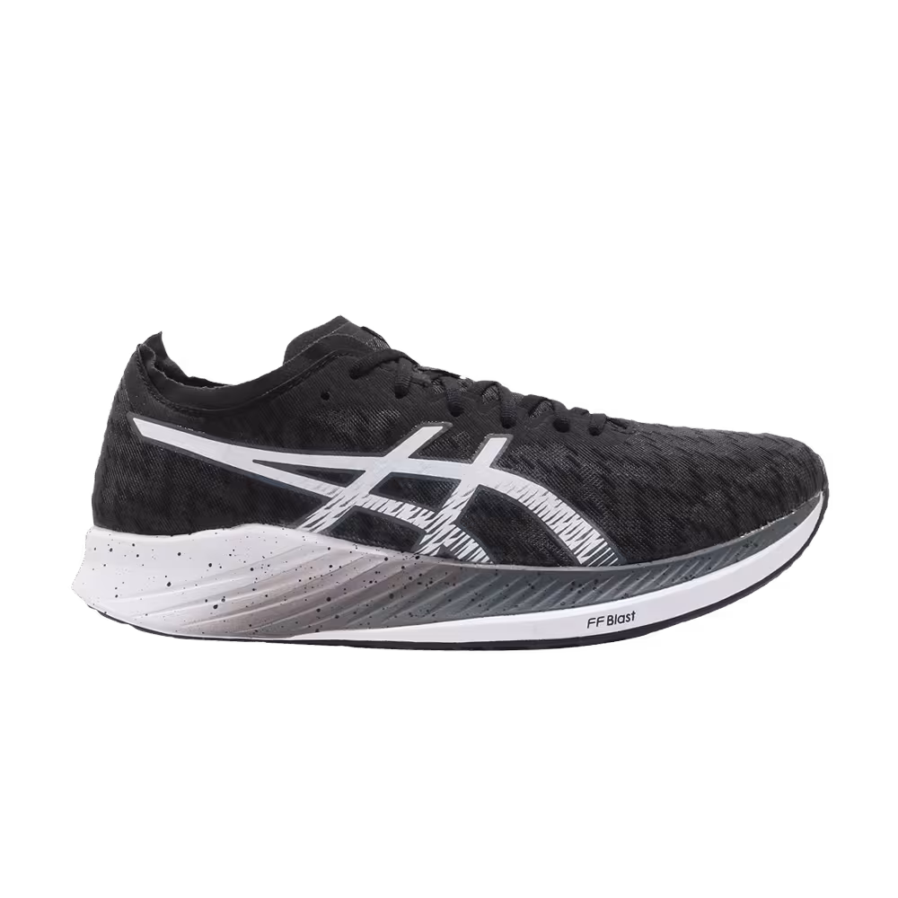 Asics Magic Speed Carbon 2E Wide Black White