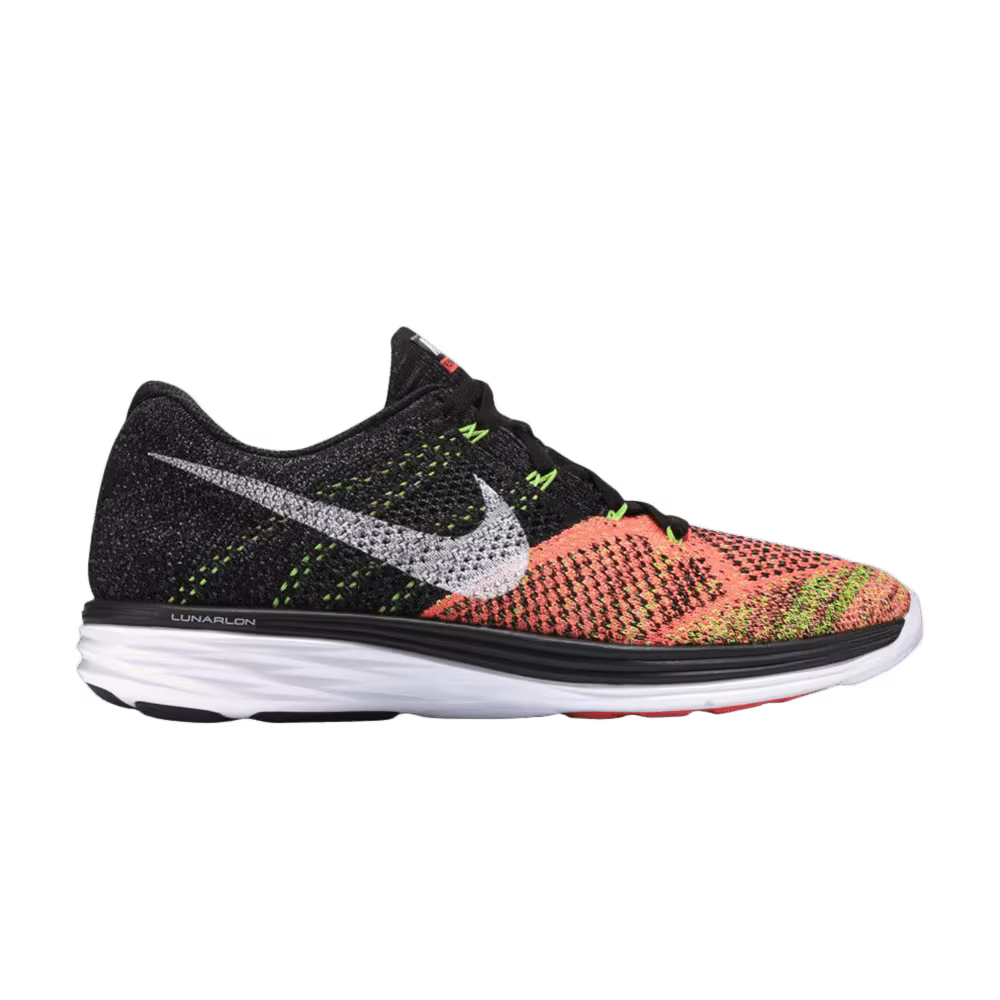 Nike Flyknit Lunar 3 Orange Toe
