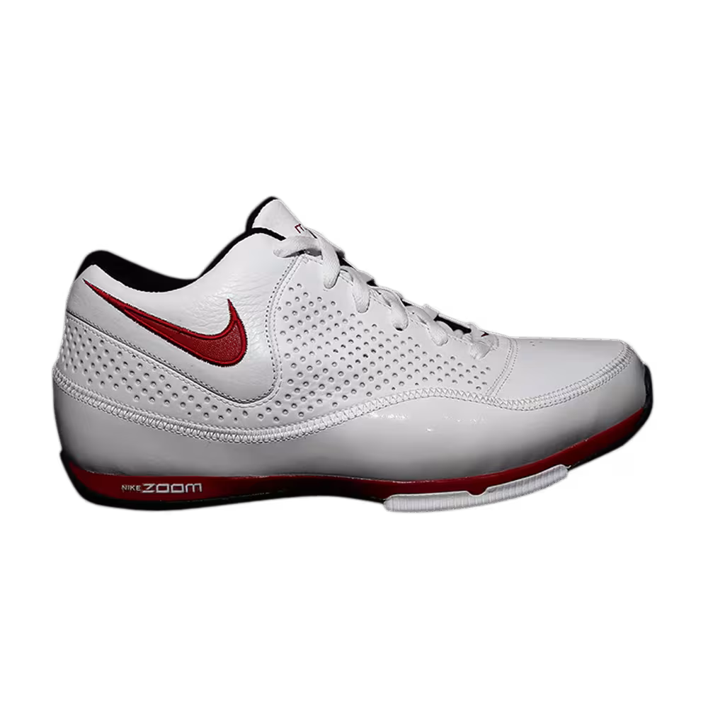 Nike Zoom BB 2 Low White Varsity Red