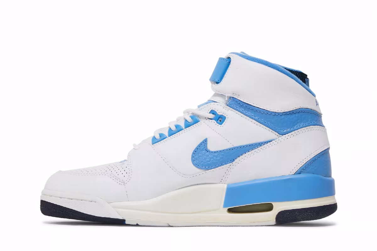 Nike Air Revolution White University Blue, view 4
