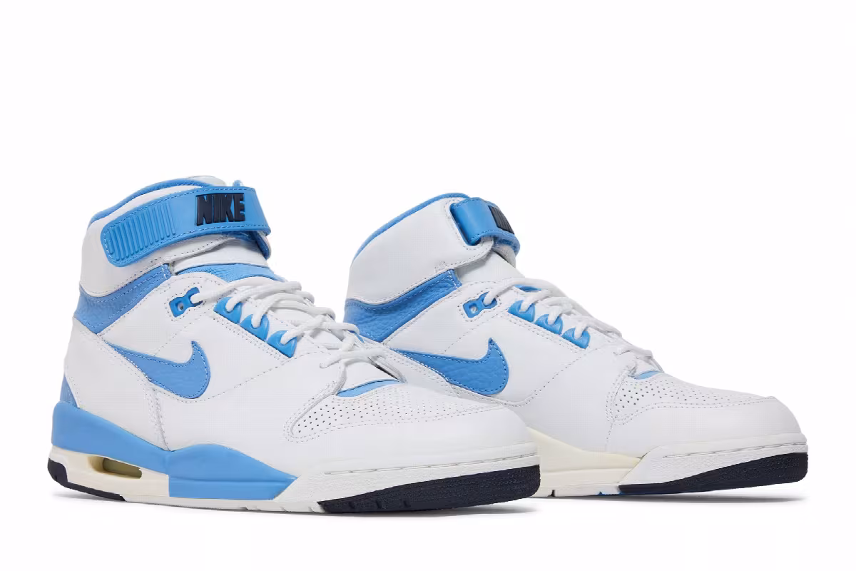 Nike Air Revolution White University Blue, view 9