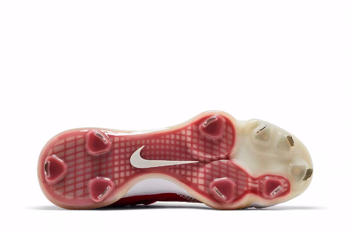 Nike Force Zoom Trout 7 Pro Mid University Red, view 5