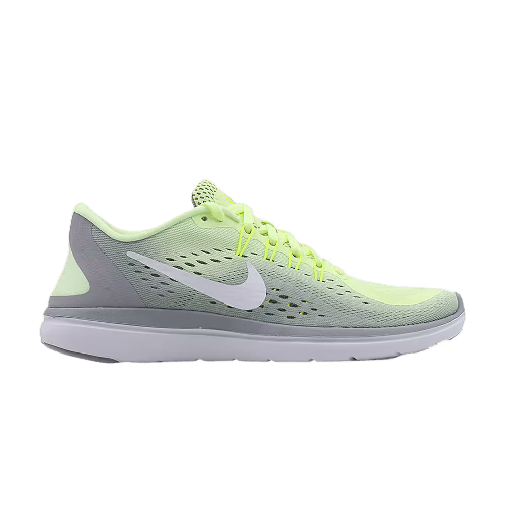 Nike Women's Flex 2017 RN Barely Volt Grey