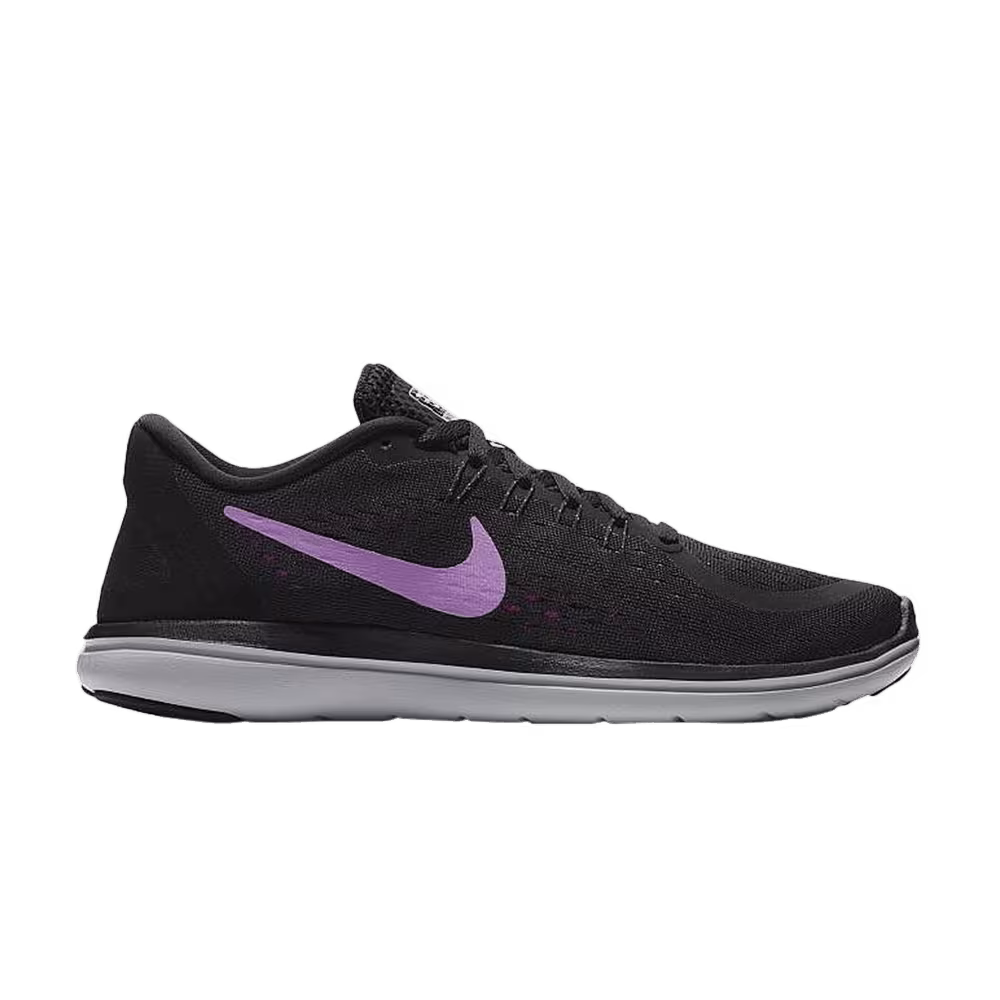 Nike Women's Flex 2017 RN Black Fuchsia