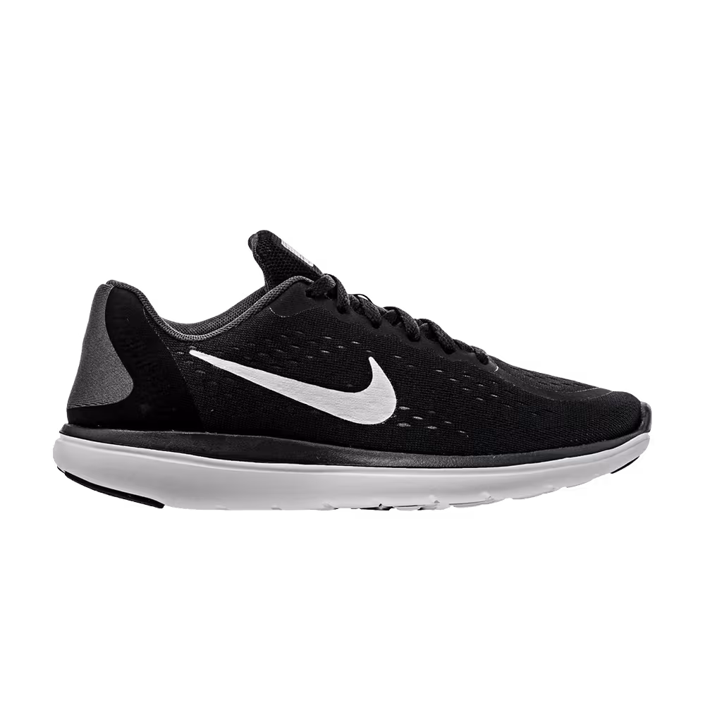 Nike Flex 2017 RN GS Black Metallic Silver