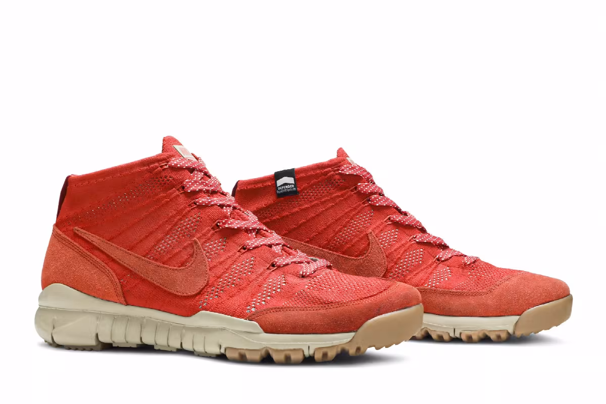 Nike Flyknit Trainer Chukka SFB Cinnabar, view 9