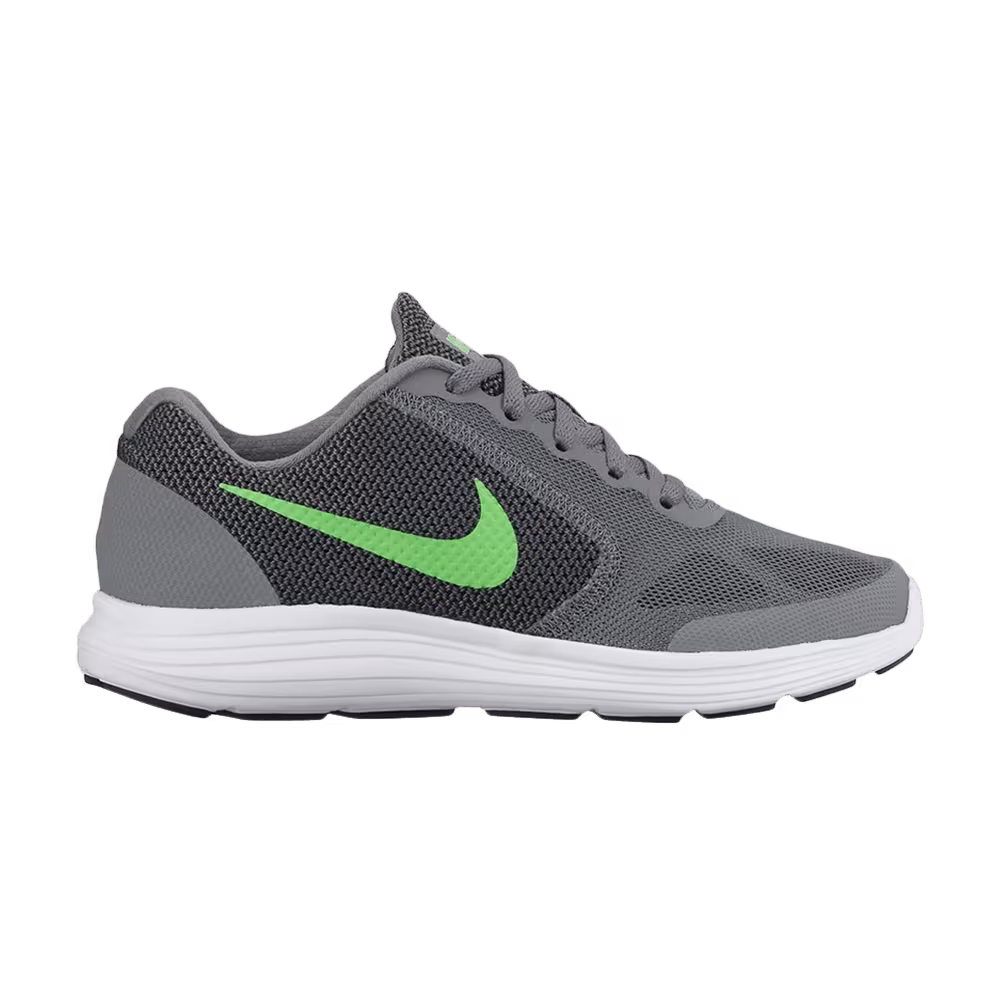Nike Revolution 3 GS Grey Lime