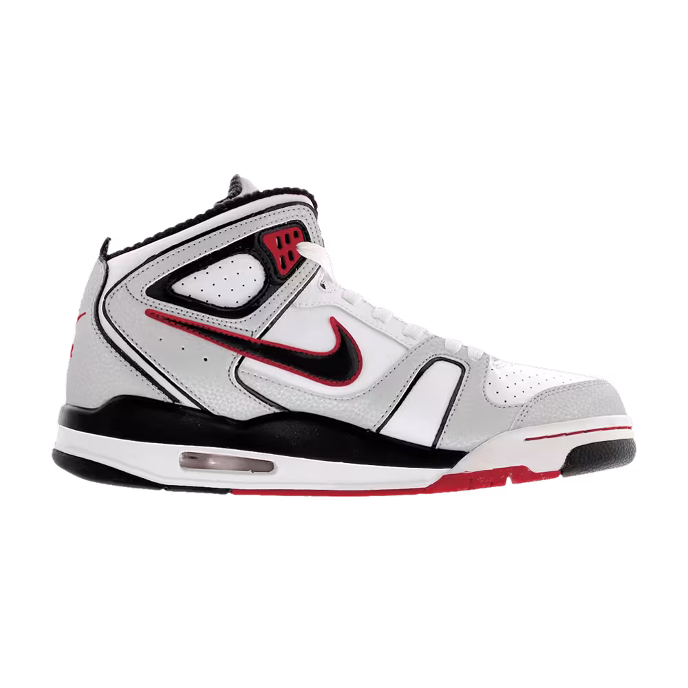 Nike Air Flight Falcon Metallic Silver Red