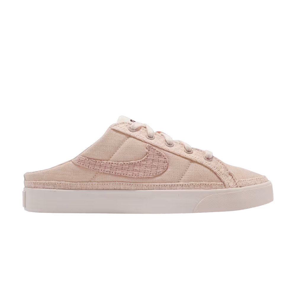 Nike Women's Court Legacy Mule Pearl White Pink Oxford