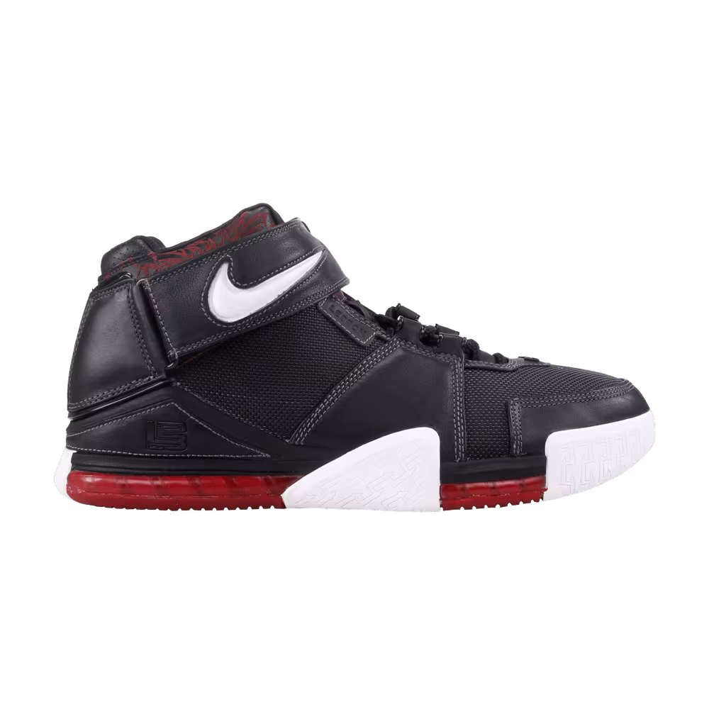 Nike Zoom LeBron 2 Black Crimson Sample