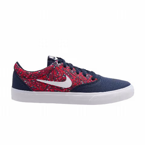 Nike Charge Canvas Premium SB 'Seasonal Print - Navy Red'