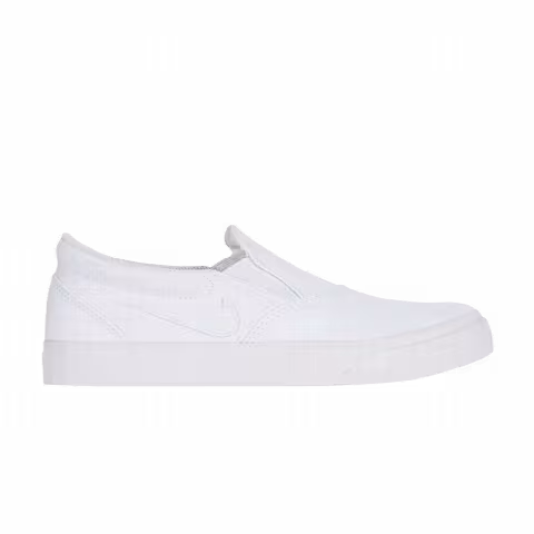 Nike Wmns Charge Canvas Slip-On SB 'Triple White'