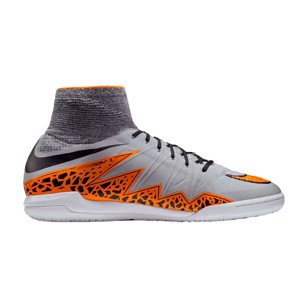 Nike HypervenomX Proximo IC Wolf Grey Total Orange
