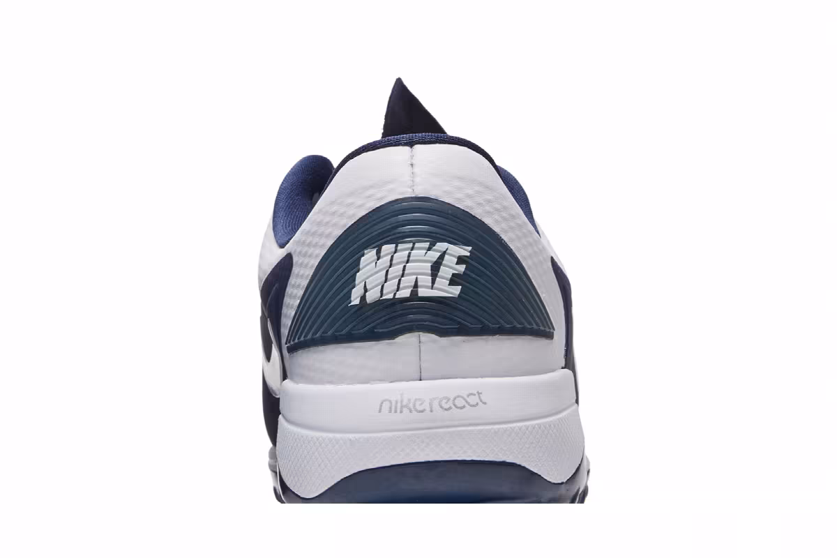 Nike React Vapor 2 Wide White Midnight Navy, view 8