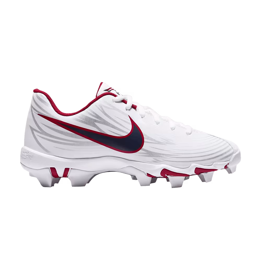 Nike Hyperdiamond 3 Keystone GS White Gym Red