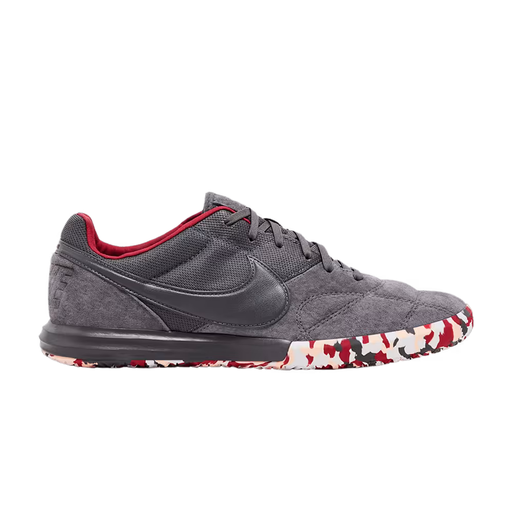 Nike Premier 2 Sala IC Grey Cardinal Red Camo