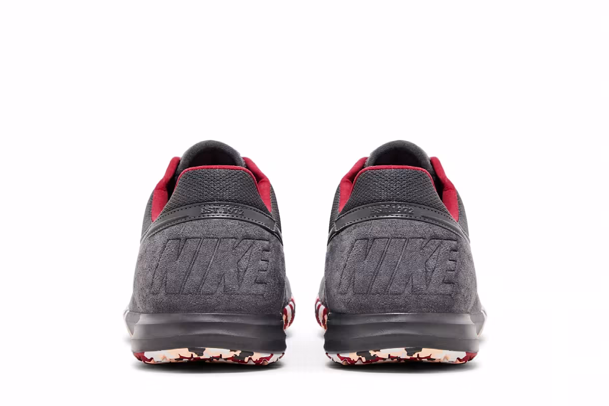 Nike Premier 2 Sala IC Grey Cardinal Red Camo, view 7