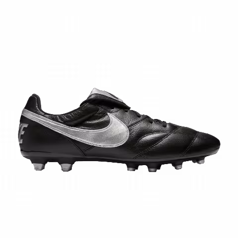Nike Premier 2 FG 'Black Metallic Silver'