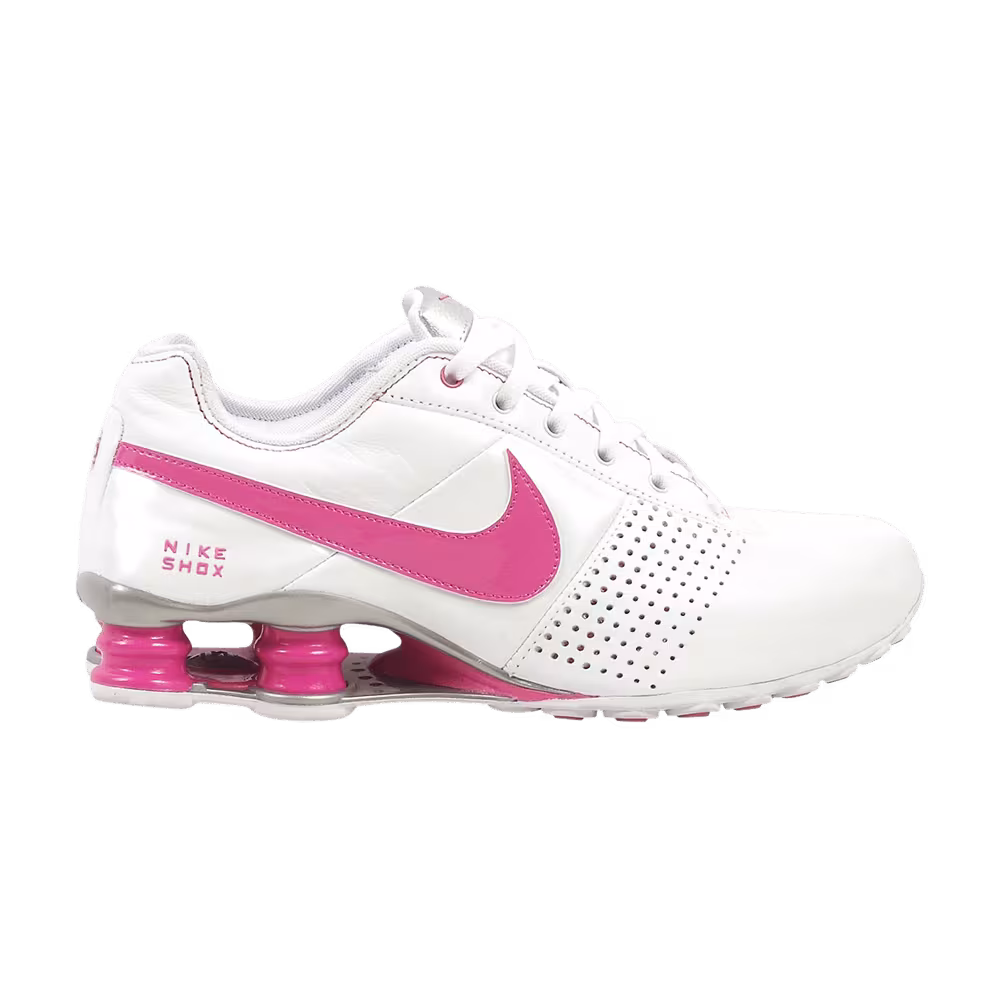 Nike Women's Shox Deliver White Pink Fire
