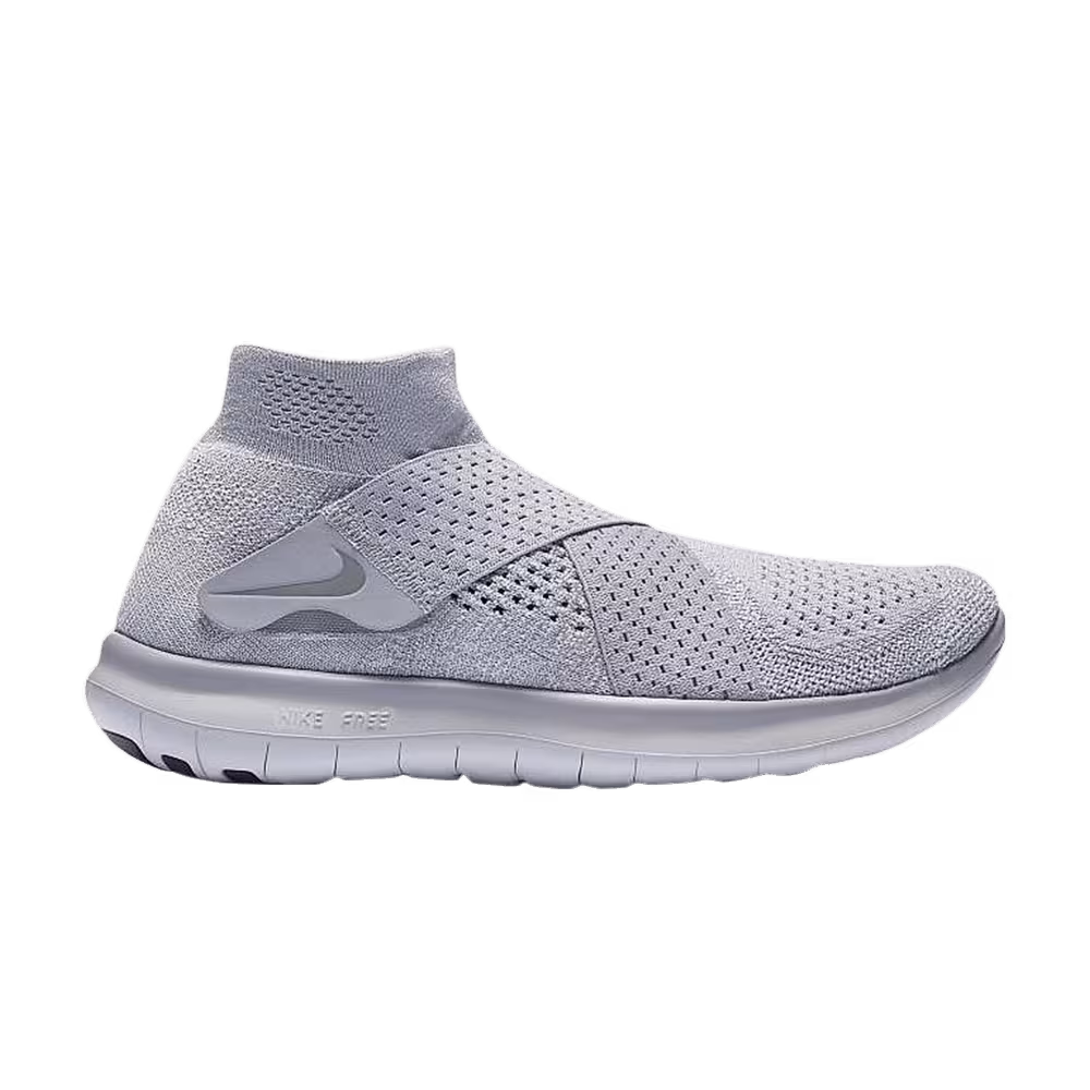 Nike Women's Free RN Motion Flyknit 2017 Wolf Grey