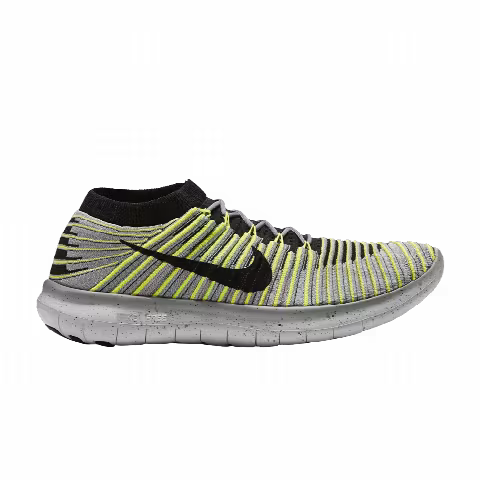 Nike Free RN Motion Flyknit 'Wolf Grey Volt'