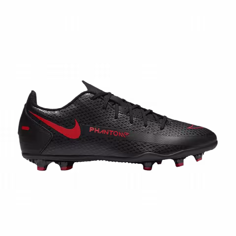 Nike Phantom GT Club MG GS 'Black Chile Red'