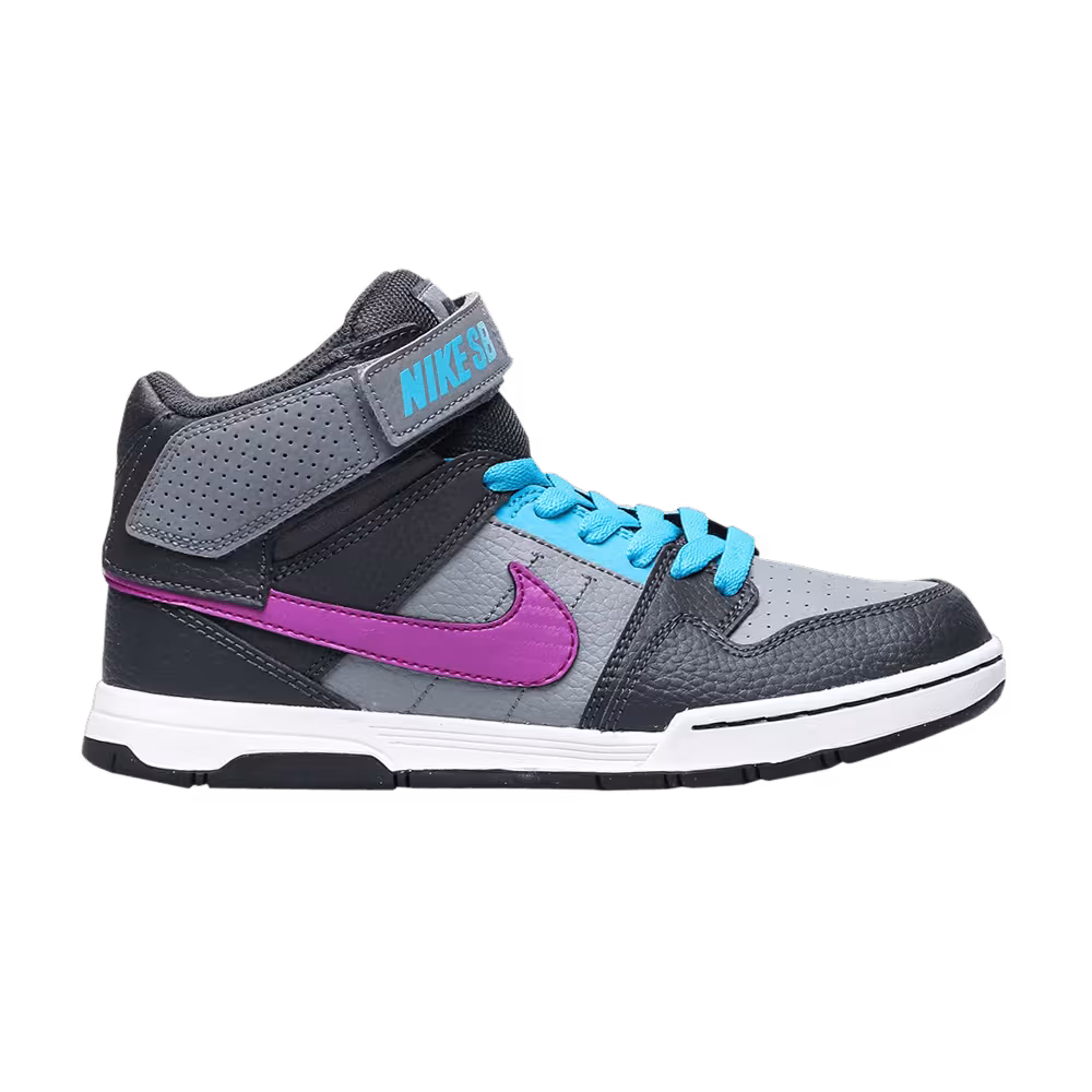 Nike Mogan Mid 2 SB GS Cool Grey Vivid Purple
