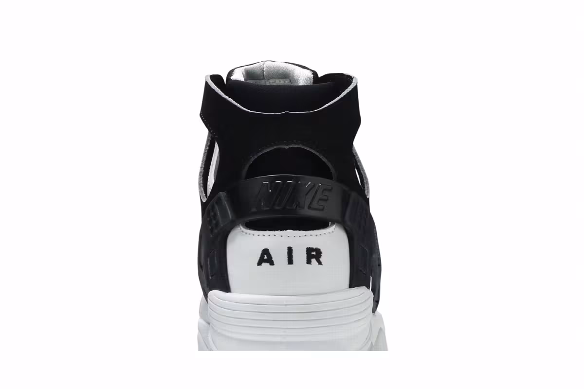 Nike Air Flight Huarache White Black, view 8