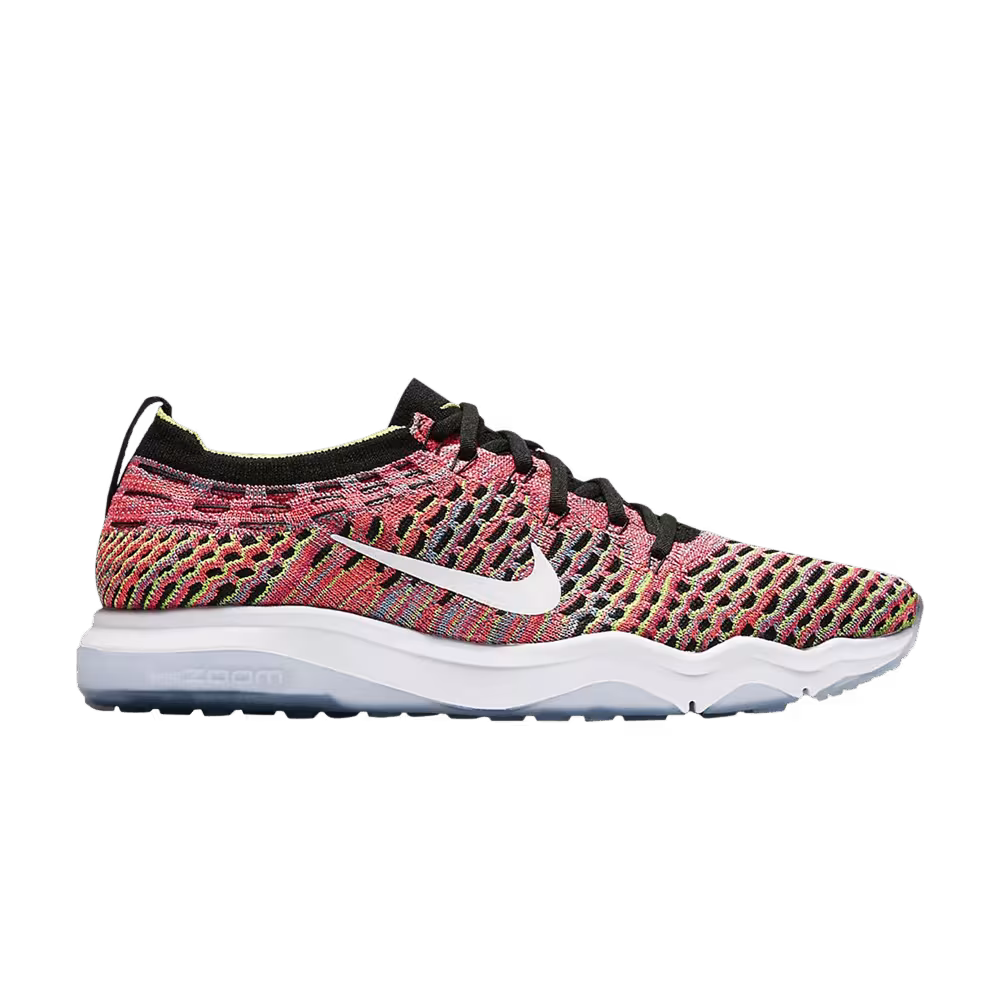 Nike Women's Air Zoom Fearless Flyknit Lux Black Volt Deadly Pink