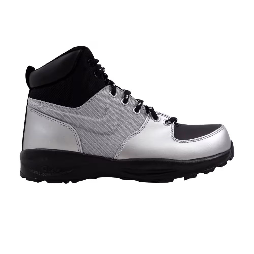 Nike Manoa Leather GS Metallic Silver