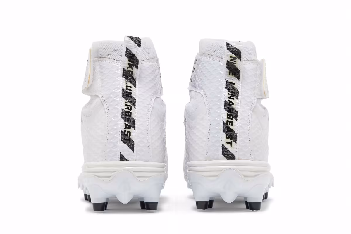 Nike Lunarbeast Elite TD CF White Black, view 7