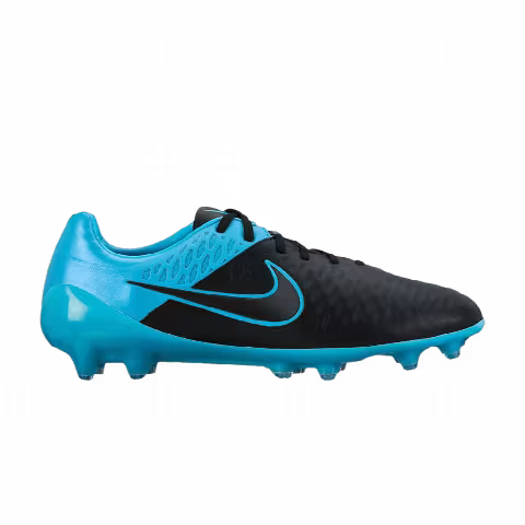 Nike Magista Opus Leather FG 'Black Turquoise Blue'