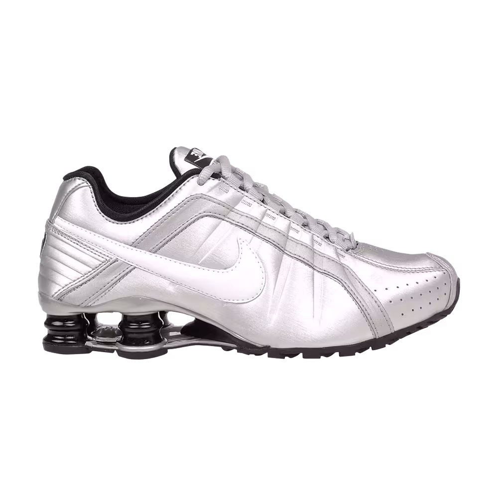 Nike Women's Shox Junior Metallic Silver