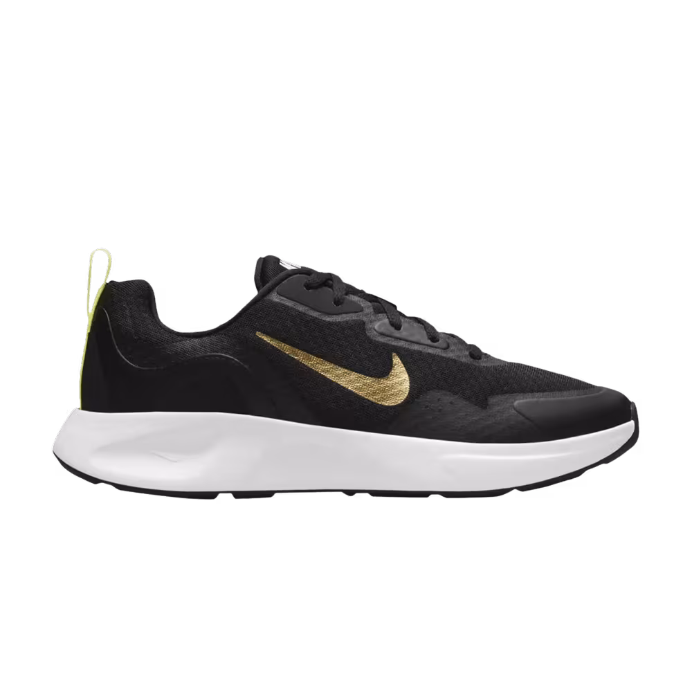 Nike Women's Wearallday Black Saturn Gold