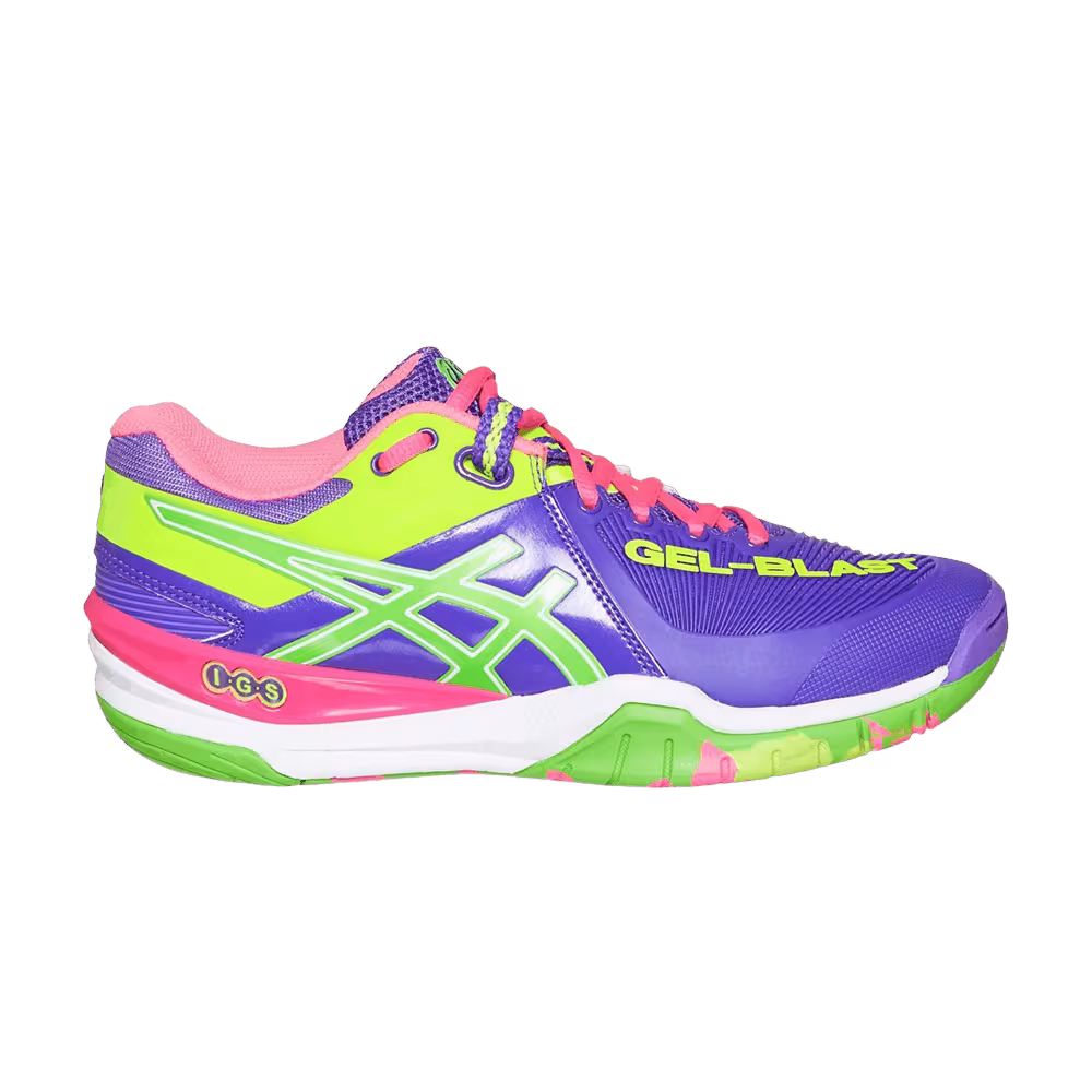 Asics Women's Gel Blast 6 Purple Neon Green