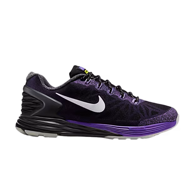 Nike LunarGlide 6 Glow GS Black Hyper Grape