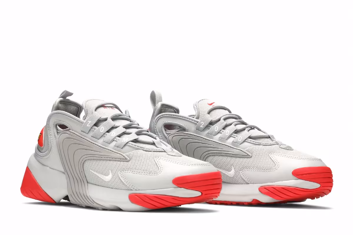 Nike Women's Zoom 2K Grey Track Red, view 9