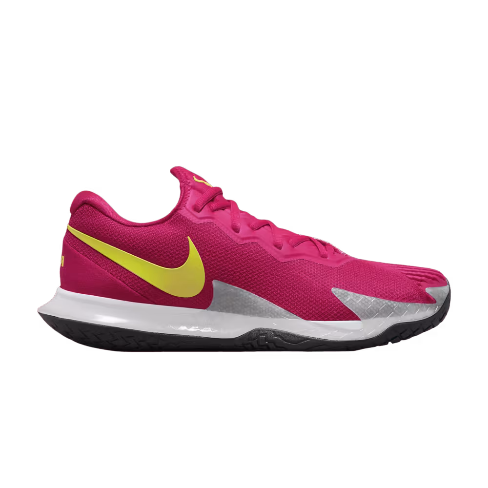 NikeCourt Zoom Vapor Cage 4 Rafa Hibiscus Yellow Strike
