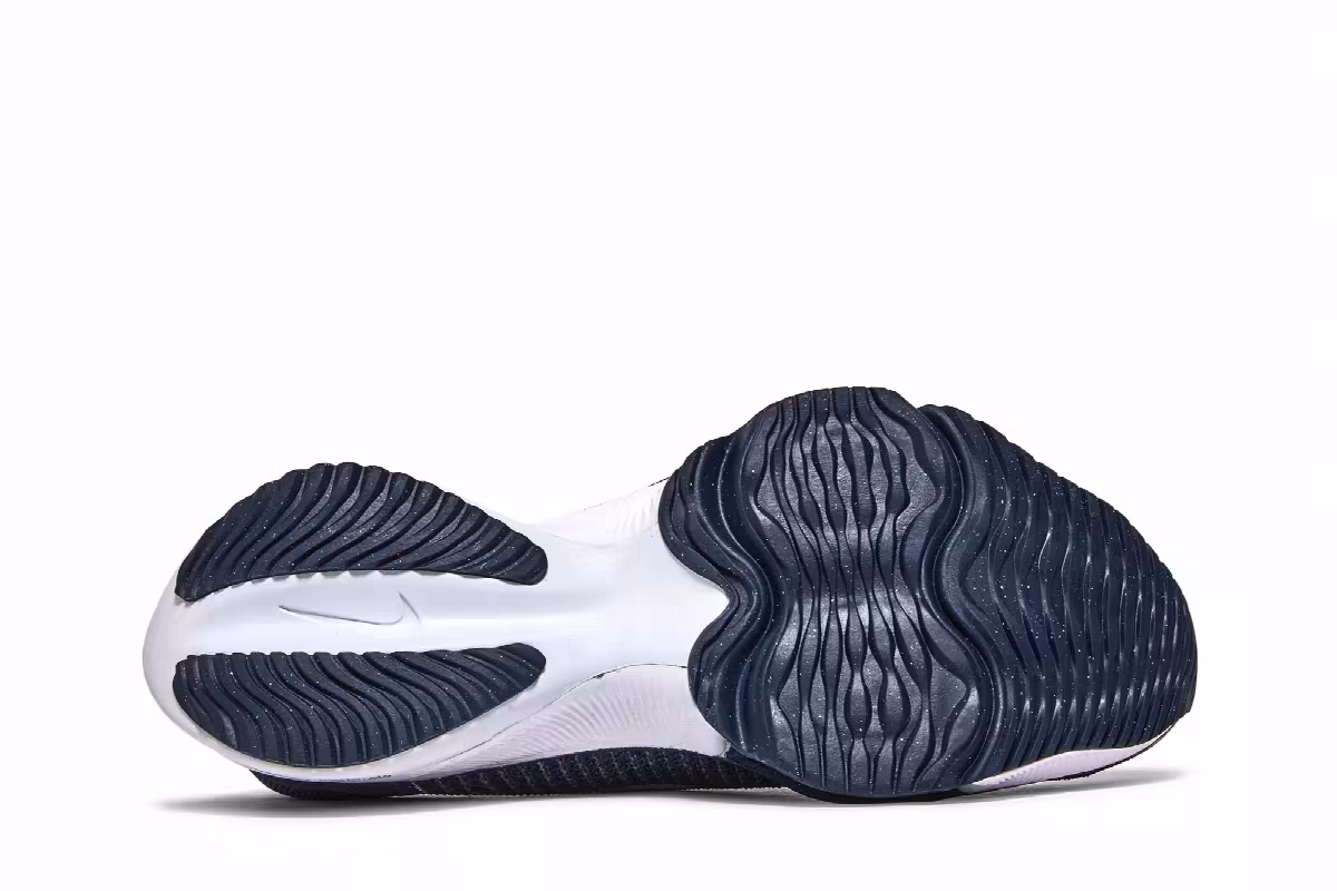 Nike Air Zoom Tempo NEXT% Flyknit Curry Navy, view 5