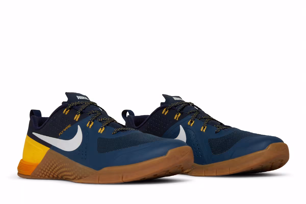 Nike Metcon 1 Squadron Blue Laser Orange, view 9