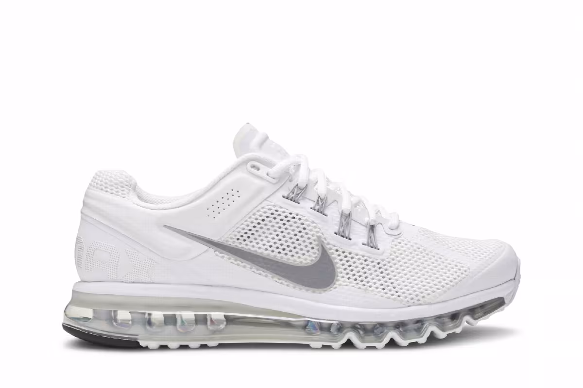 Nike Air Max 2013 White Black Silver, view 2