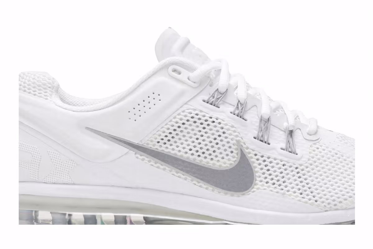 Nike Air Max 2013 White Black Silver, view 3