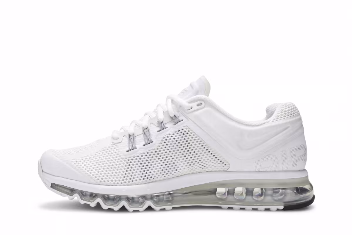 Nike Air Max 2013 White Black Silver, view 4